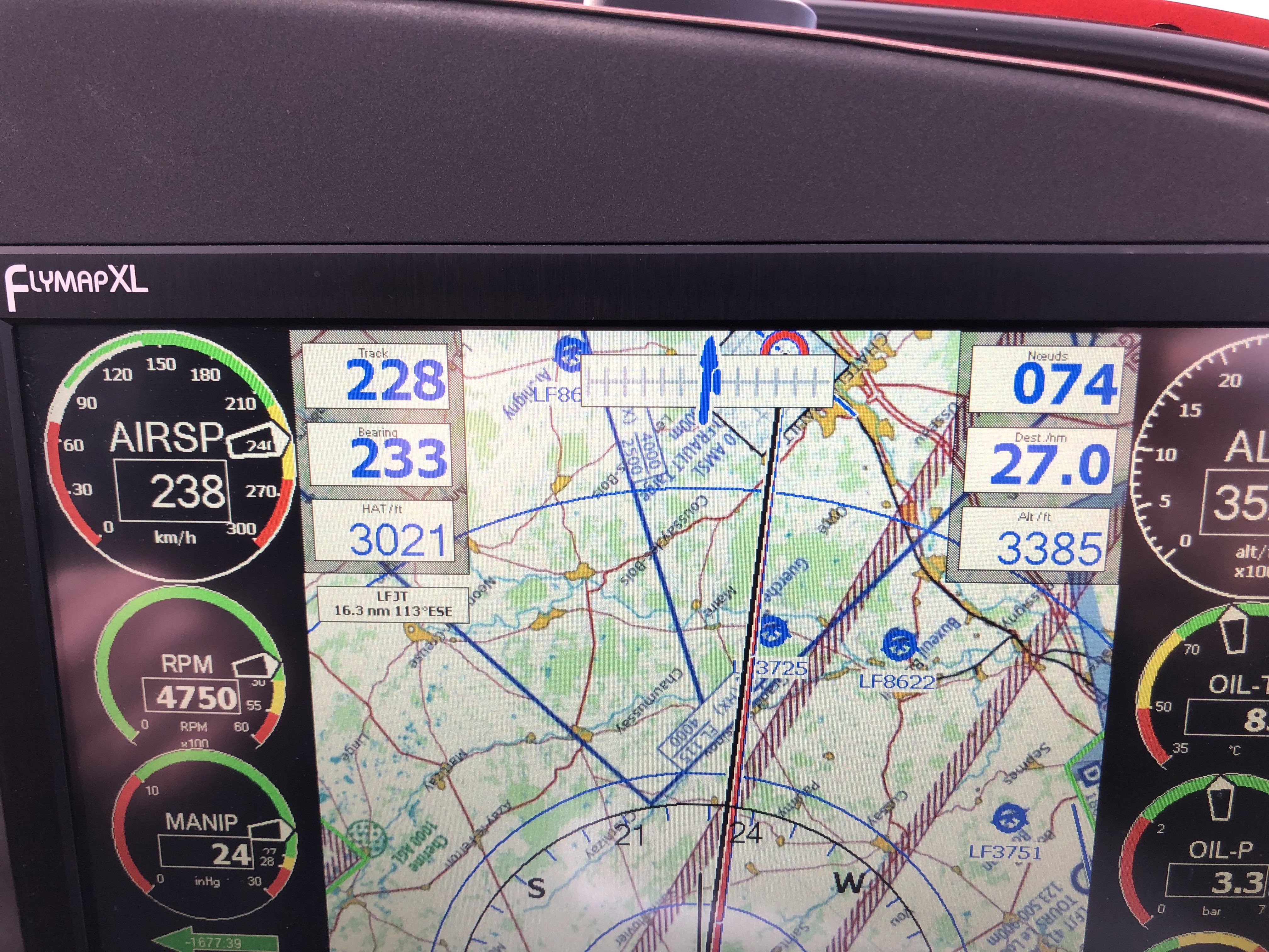 100 km/h de face
